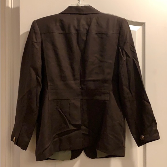 Brown Wool Blazer Size 10 - Picture 2 of 5